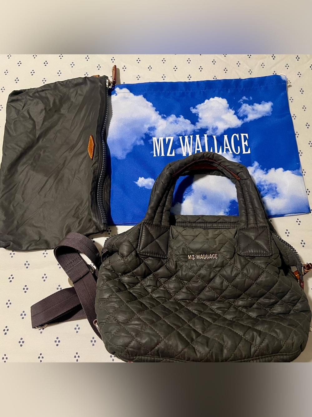 MZ Wallace Small Sutton - “Magnet” Quilted Bag with Removable Strap